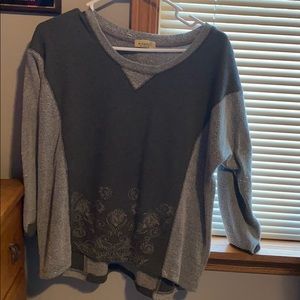 Gray sweater